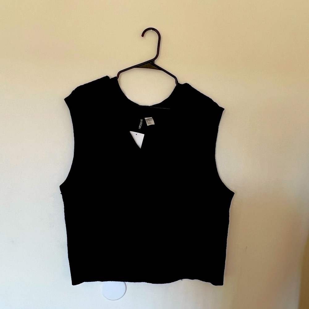 Knit Vest Cropped